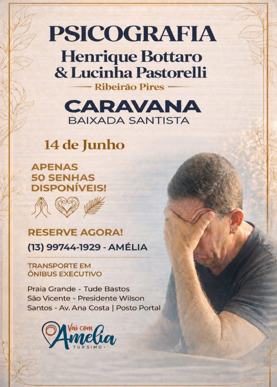 CARAVANA AMÉLIA - SANTOS - PRAIA GRANDE - SÃO VICENTE